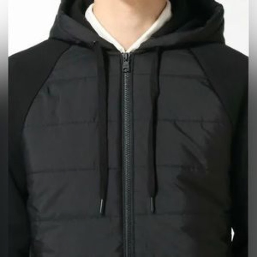Men’s Banana Republic Quilted Scuba Puffer Hoodie